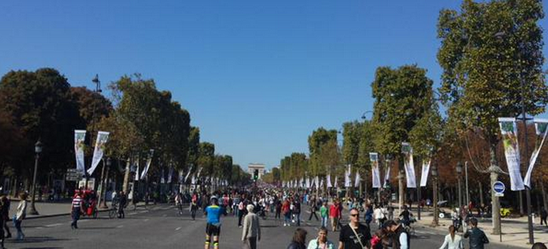Illustration for article titled This Is What Paris Looks Like Without Cars